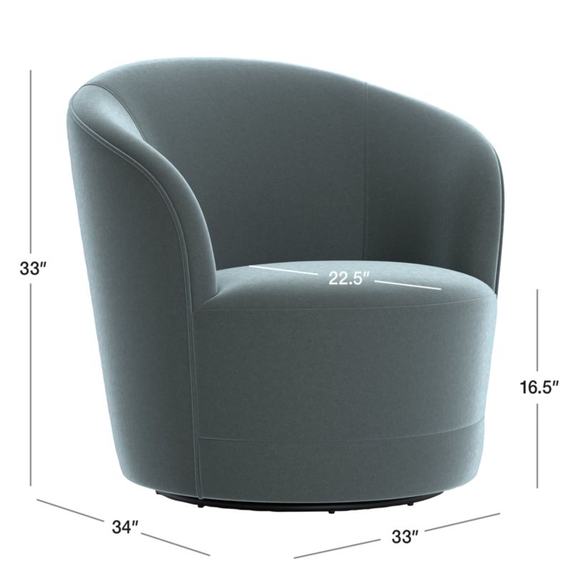 View Infiniti Swivel Accent Chair - image 2 of 14