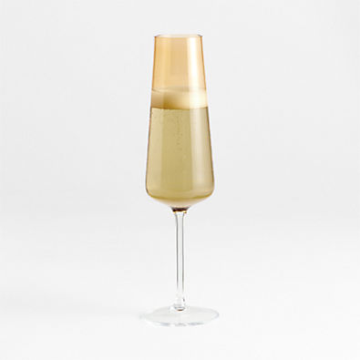 View Ingrid Amber Champagne Glass details