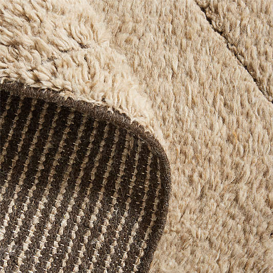 Innsbruck Wool Handwoven Caramel Brown Area Rug