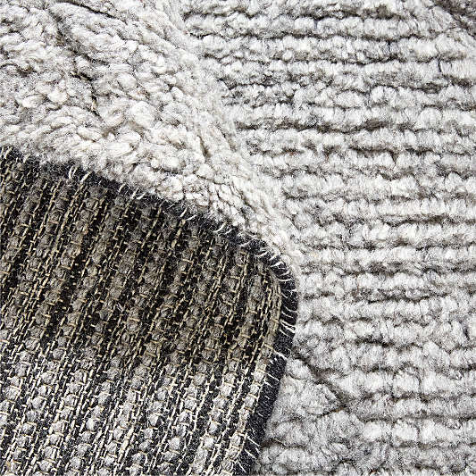 Innsbruck Wool Handwoven Charcoal Grey Area Rug 12'x15'