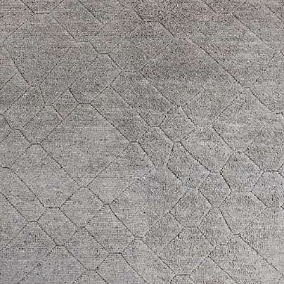 Innsbruck Wool Charcoal Grey Rug Swatch 12"x18"