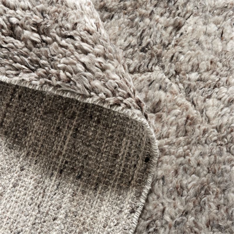 Innsbruck Wool Stone Grey Rug Swatch 12"x18" - image 2 of 4