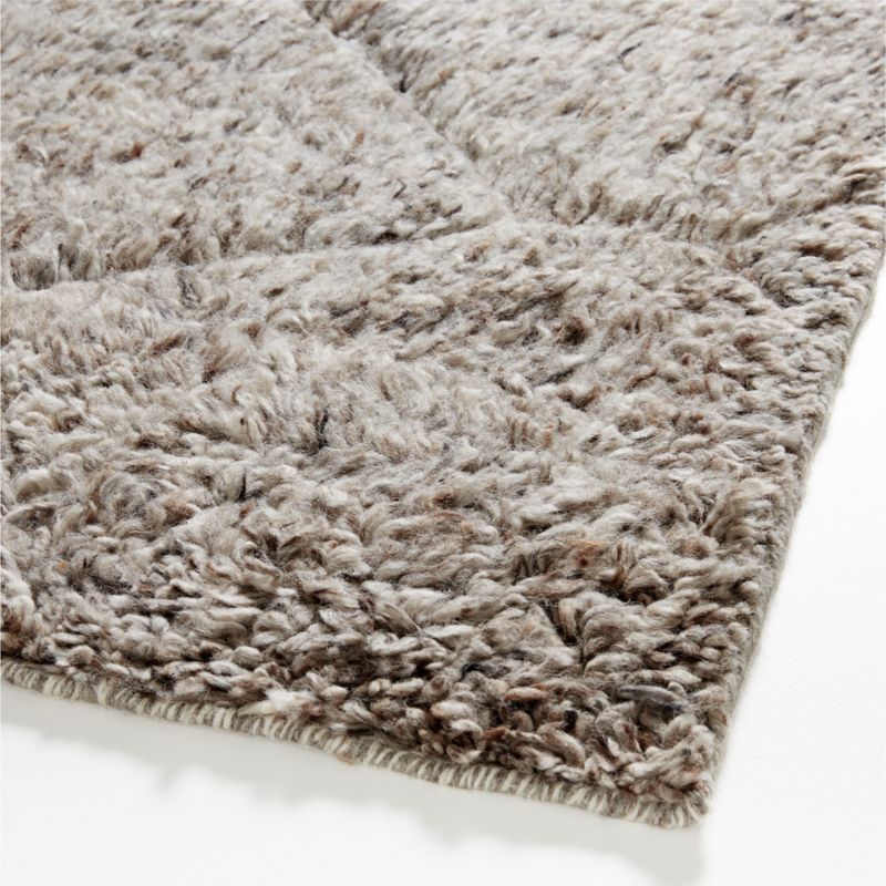 Innsbruck Wool Stone Grey Rug Swatch 12"x18" - image 3 of 4