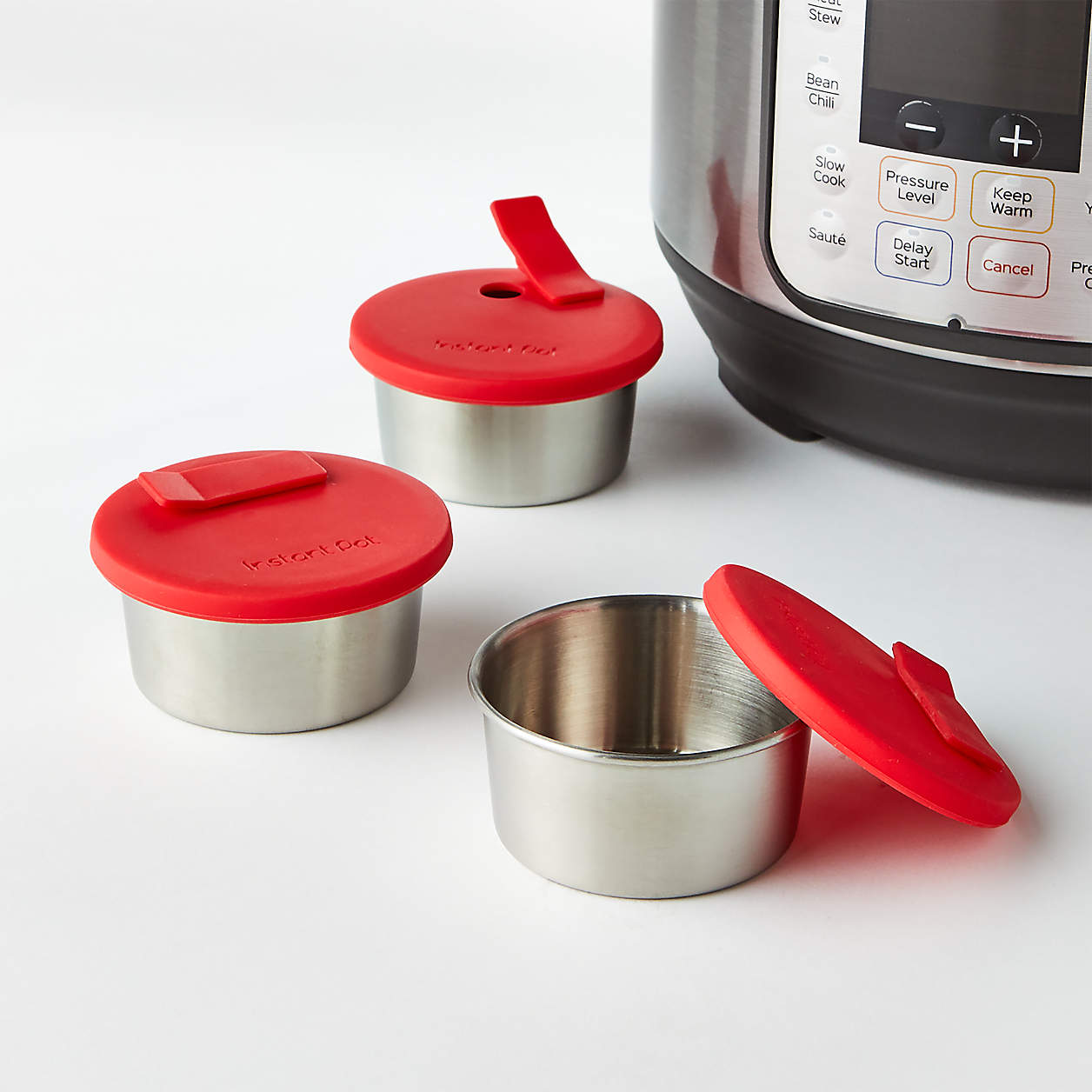 Instant Pot Small Cook or Bake Cups, Set of 3 + Reviews | Crate & Barrel