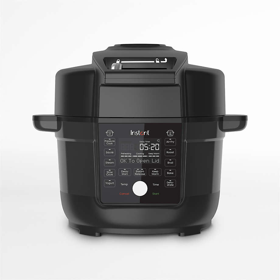 Ninja Foodi 9-in-1 6.5QT Pressure Cooker and Air Fryer 4-Quart Black Oval Slow  Cooker in the Slow Cookers department at