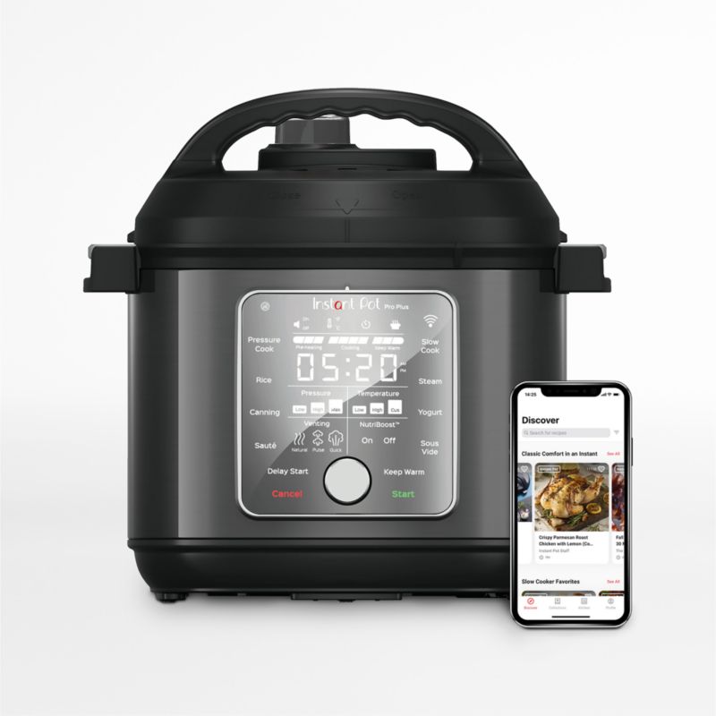 Instant Pot 6-Quart Pro Plus Smart Pressure Cooker + Reviews