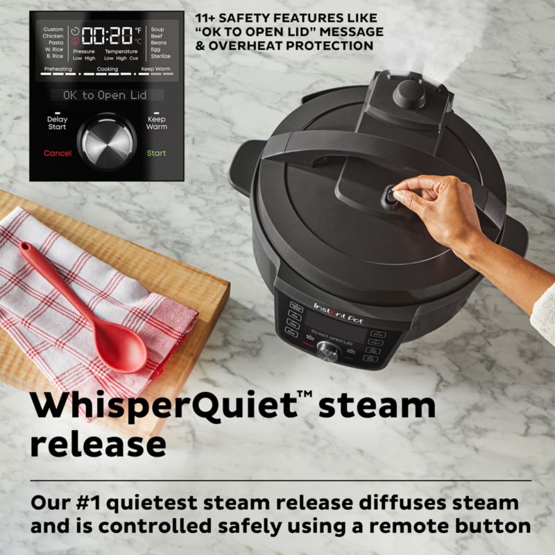 Instant Pot 7.5-Qt. RIO Wide Plus Pressure Cooker + Reviews | Crate ...