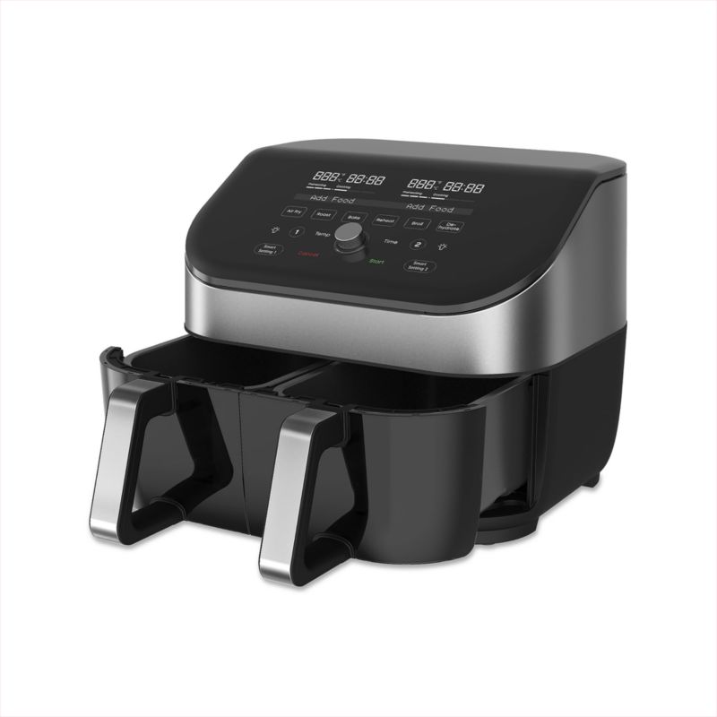 Instant™ Vortex® Plus Dual 8-quart Stainless Steel Air Fryer with ClearCook