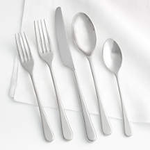 Tour Mirror 20-Piece Flatware Set | Crate & Barrel
