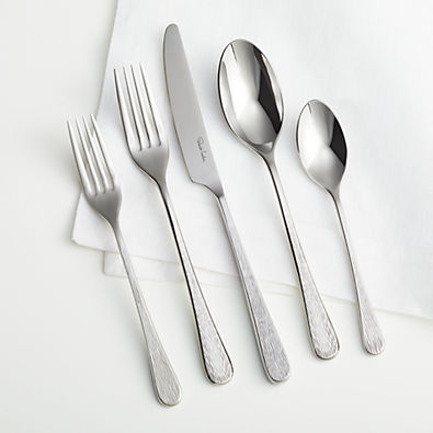 View Tour Texture 20-Piece Flatware Set details