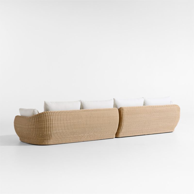 Ipanema Wicker 2-Piece Outdoor Sofa with Cushions - image 4 of 6