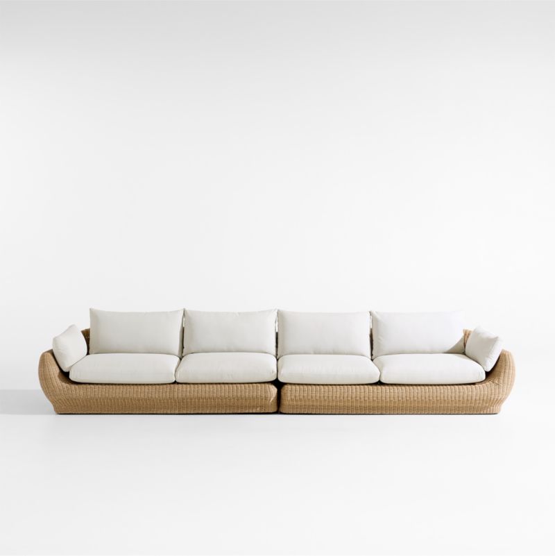 Replacement White Cushion for Dune Lounge Chair
