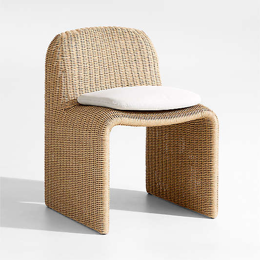 Ipanema Wicker Outdoor Dining Chair with Cushion