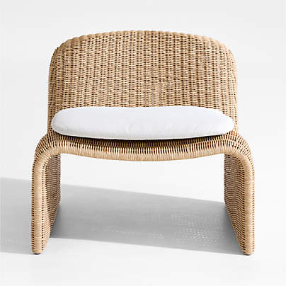 Ipanema Wicker Outdoor Lounge Chair with Cushion