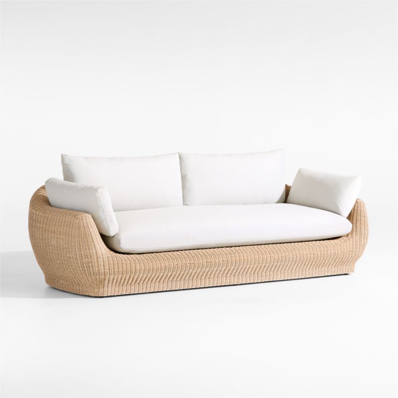 Ipanema Wicker Outdoor Sofa with Cushions - image 2 of 6