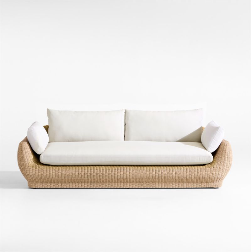 Ipanema Wicker Outdoor Sofa with Cushions - image 0 of 6