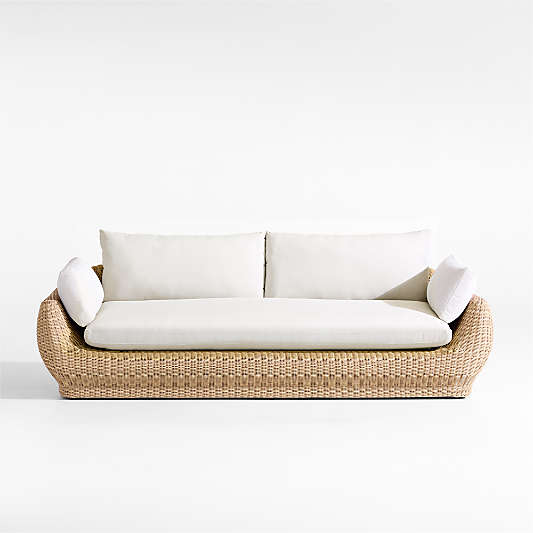 Ipanema 95" Wicker Outdoor Sofa with Cushions