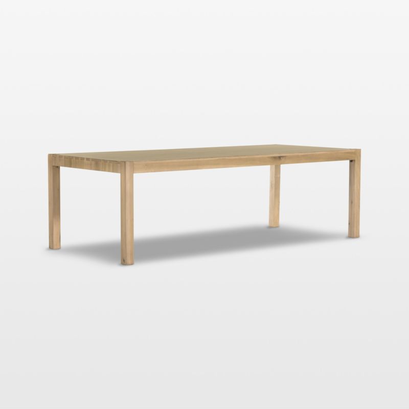 Isador 96" Natural Wood Dining Table