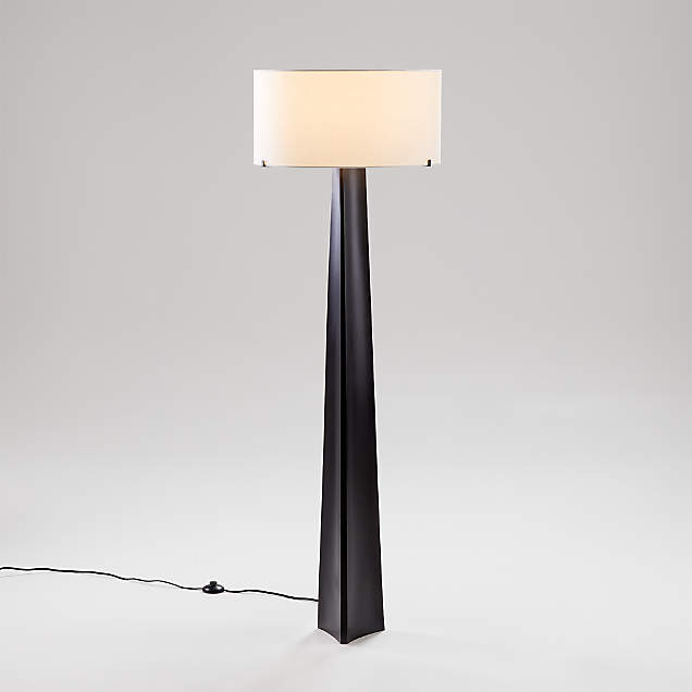 Weave Natural Floor Lamp + Reviews Crate & Barrel Canada