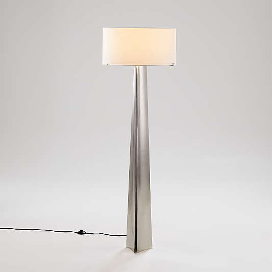 Isla Pewter Triangle Floor Lamp