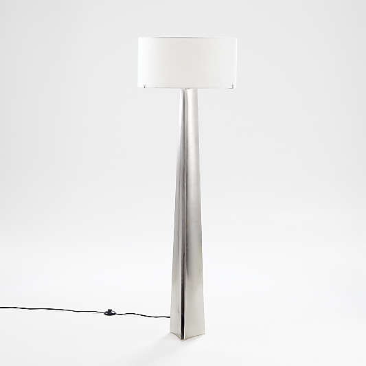 Isla Pewter Triangle Floor Lamp