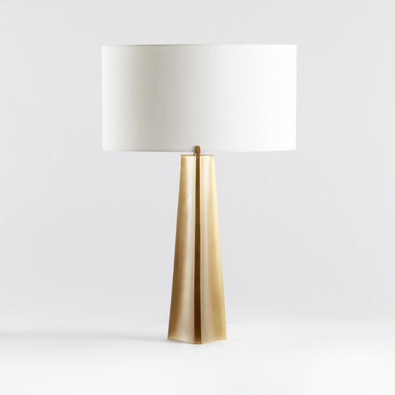 Isla Brass Triangle Floor Lamp + Reviews