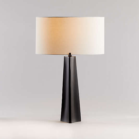 Isla Bronze Triangle Table Lamp 26"