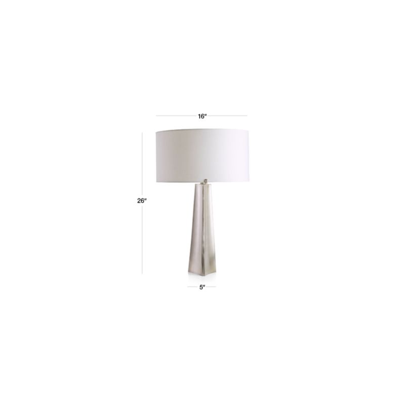 View Isla Brass Triangle Table Lamp 26" - image 2 of 7