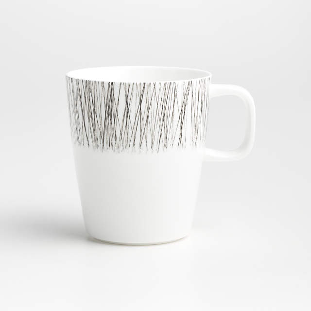 white bone china mug