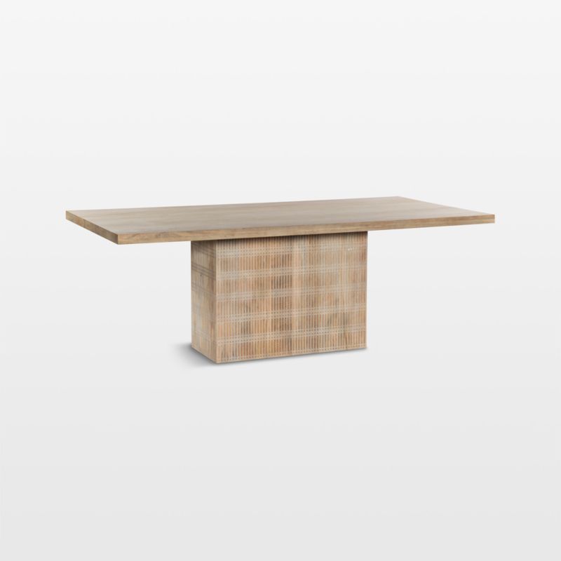 Ivan Light Wash Wood Dining Table