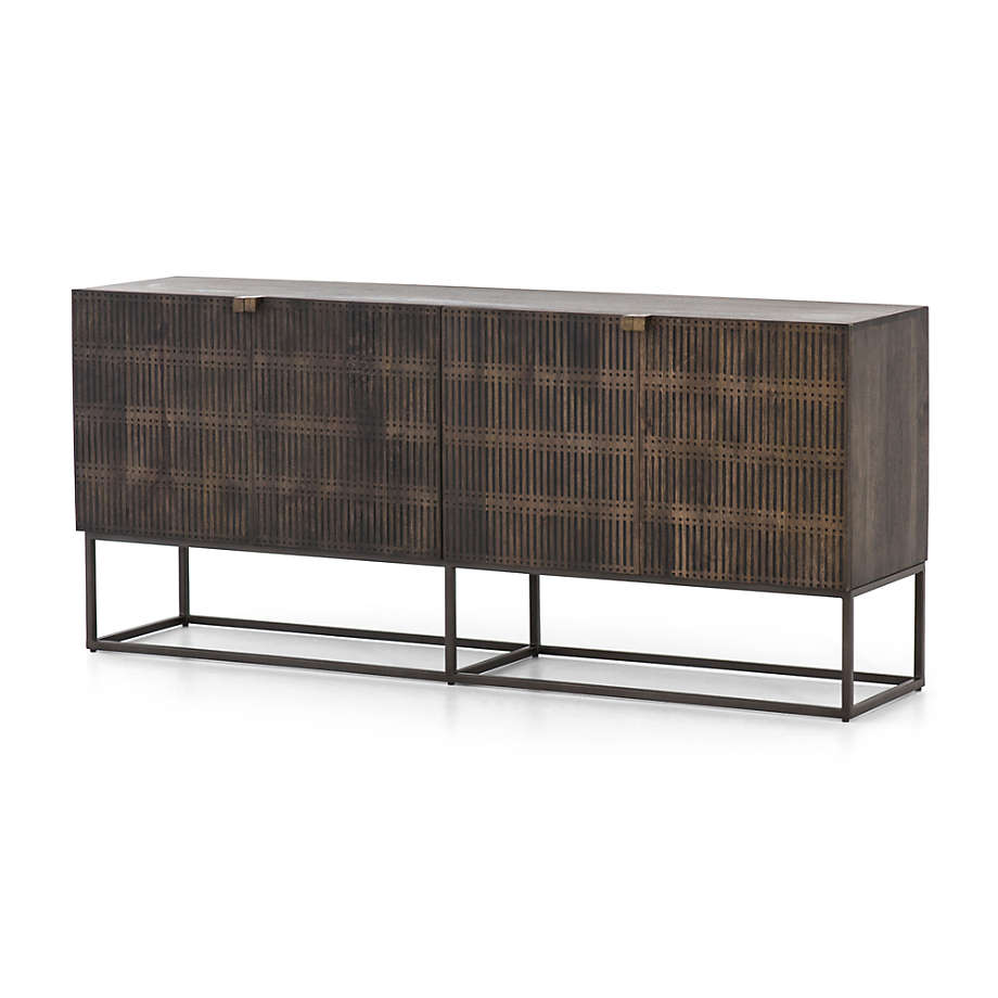 Ivan Wood and Iron Storage Media Console (Open Larger View)