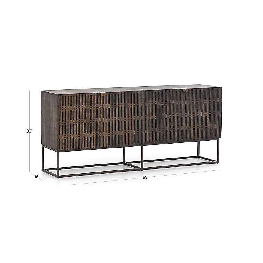 Trace Brass Wire Mesh Cabinet Credenza  Wire mesh, Modern bar cart, Dining  room furniture modern