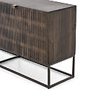 View Ivan Wood and Iron Storage Media Console - image 7 of 14