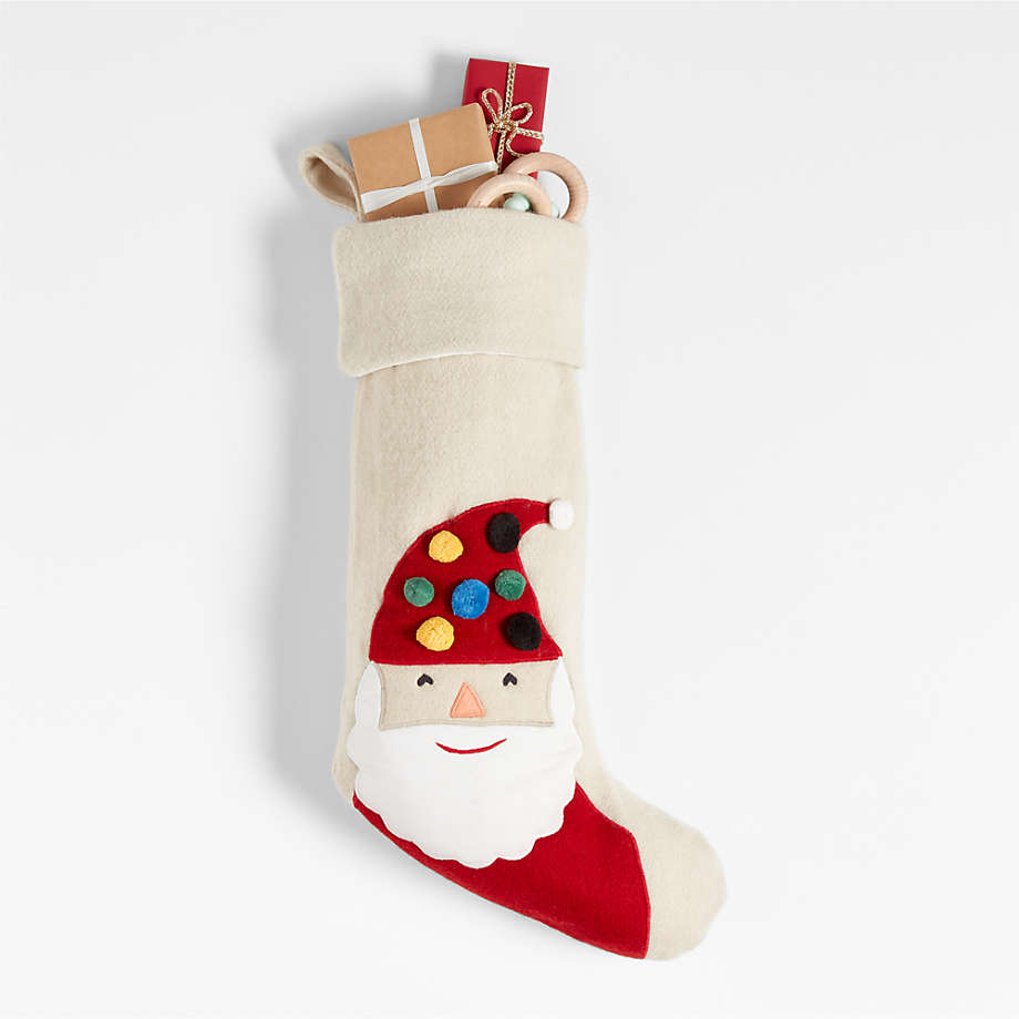 Jolly Saint Nick Felt Christmas Stocking Kit - Felt Stocking Kits