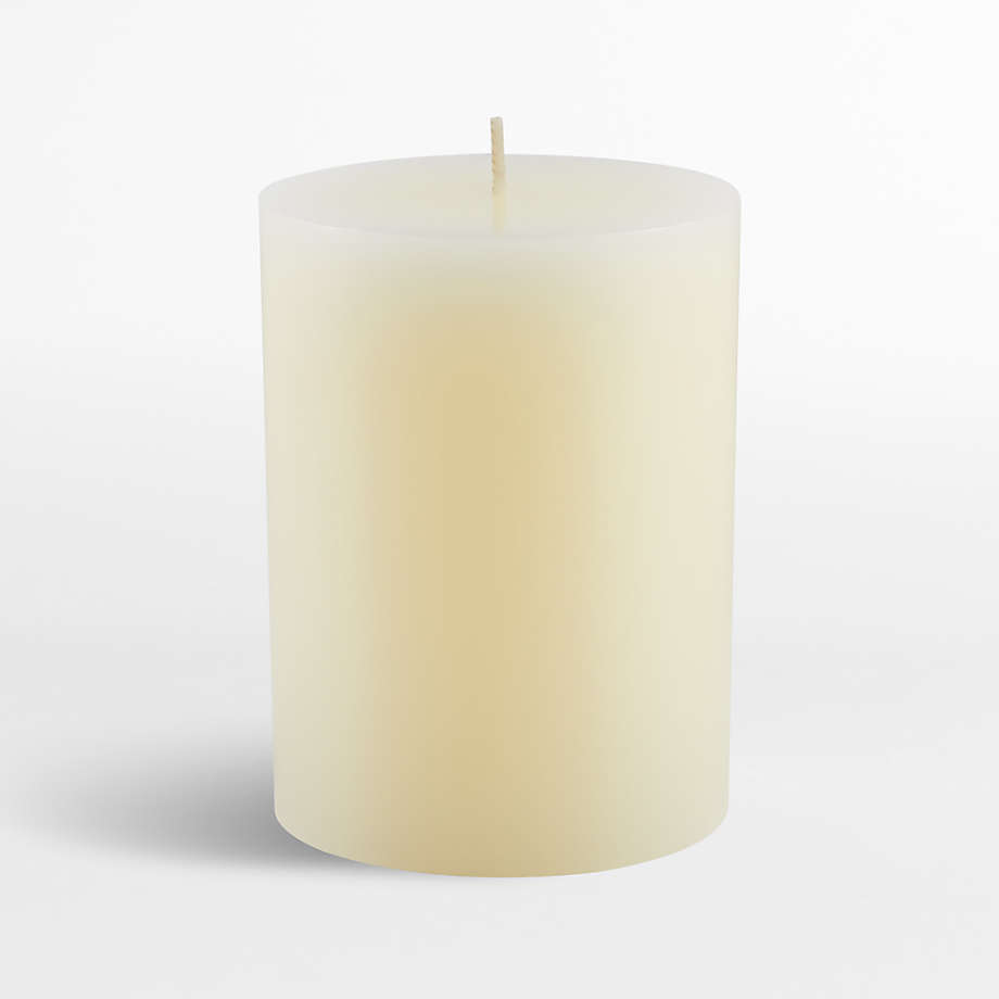 3x4 Ivory Pillar Candle + Reviews