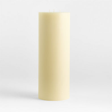 View Ivory Pillar Candle 6"x16" details