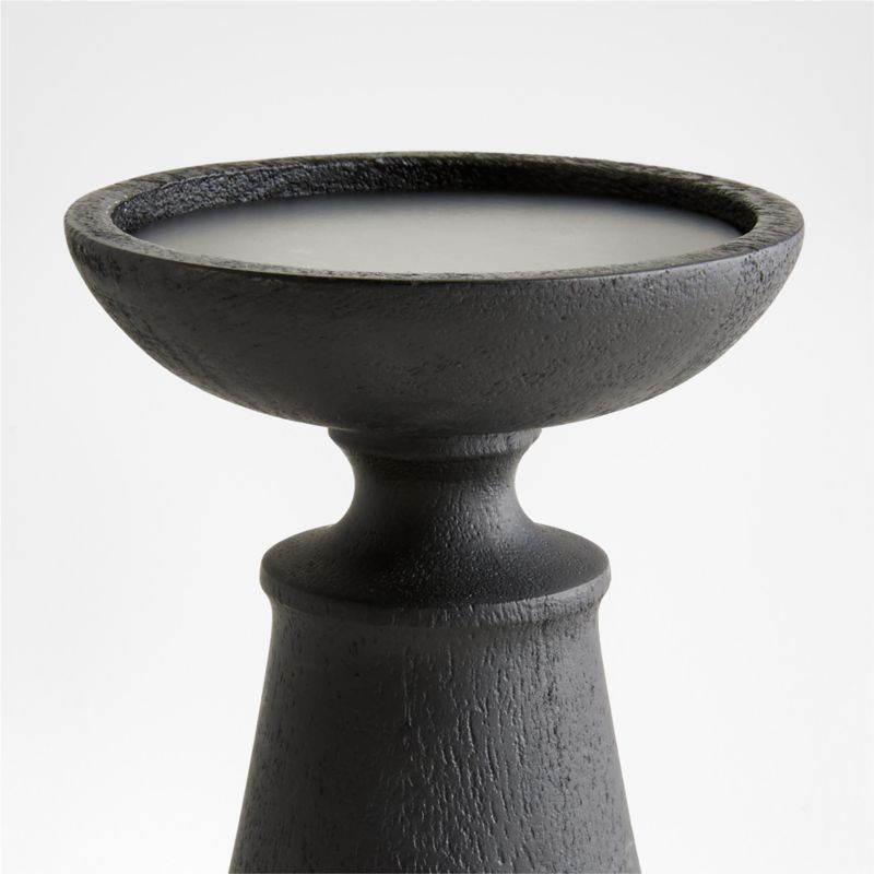 Izumo Ebonized Wood Pillar Holder 4" - image 7 of 8