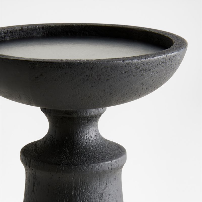 Izumo Ebonized Wood Pillar Holder 6" - image 7 of 8