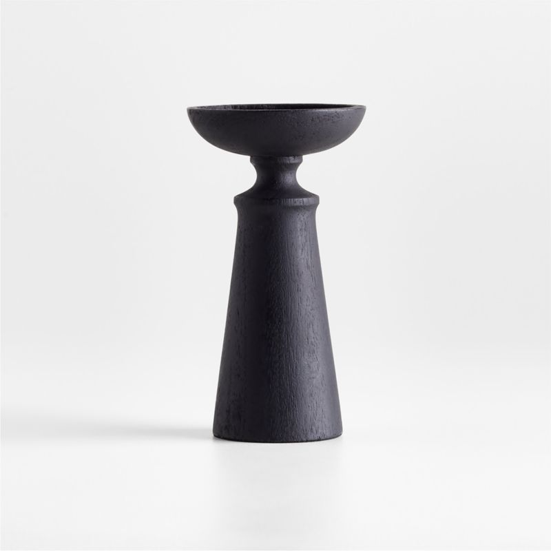 Izumo Ebonized Wood Pillar Holder 6" - image 6 of 8