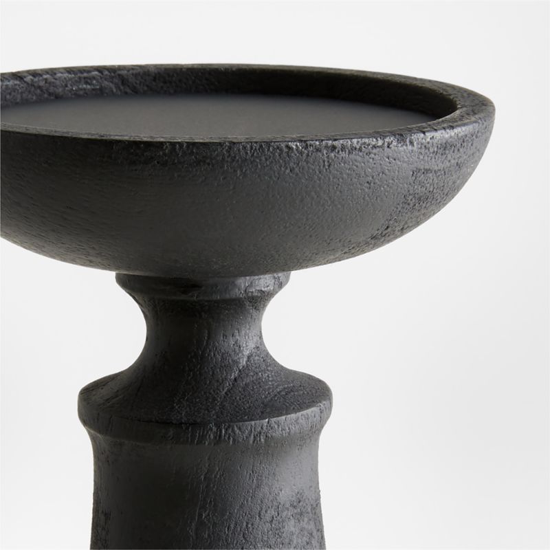 Izumo Ebonized Wood Pillar Holder 9" - image 7 of 8