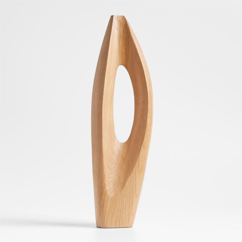 Izumo Light Oak Wood Decorative Sculpture 21" - image 0 of 4