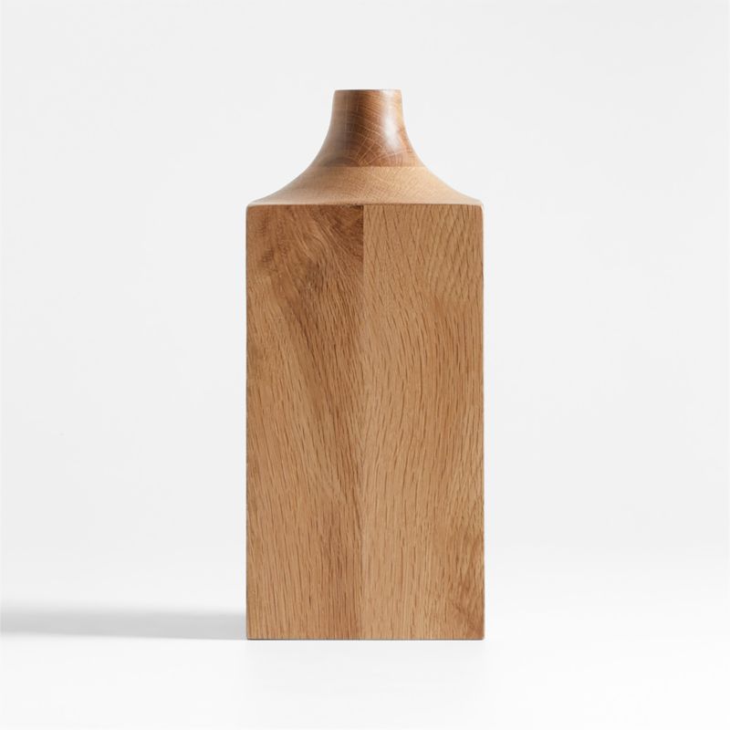 Izumo Medium Light Oak Vase 11" - image 5 of 8