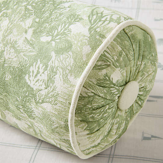Alexander Green Tapestry Bolster Pillow by Jake Arnold