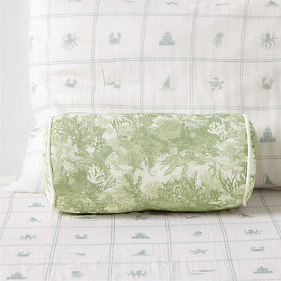 Alexander Green Tapestry Bolster Pillow by Jake Arnold