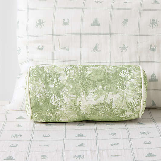 Alexander Green Tapestry Bolster Pillow by Jake Arnold