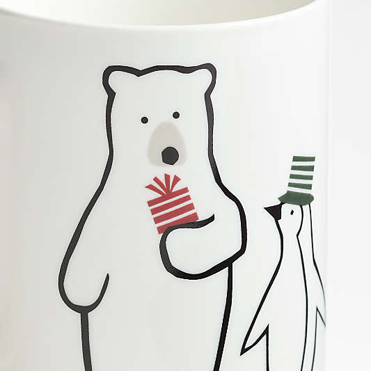 Joan Anderson 12-oz. Arctic Friends Bear and Penguin Christmas Mug