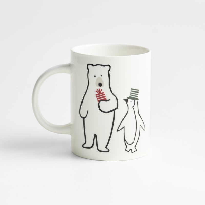 Joan Anderson 12-oz. Arctic Friends Bear and Penguin Christmas Mug - image 0 of 3