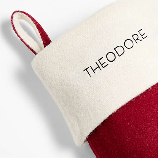 Arctic Friends Penguin Wool Christmas Stocking by Joan Anderson