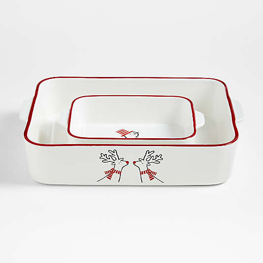 Joan Anderson Arctic Friends Baking Dishes, Set of 2