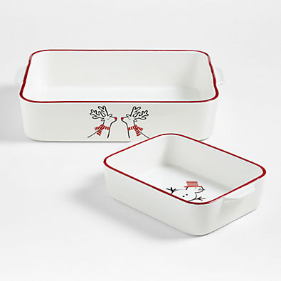 View Joan Anderson Arctic Friends Baking Dishes, Set of 2 details